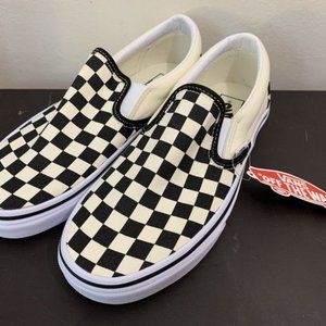 New Vans Checkerboard Slip-on Sneakers US 6M/ 7.5W